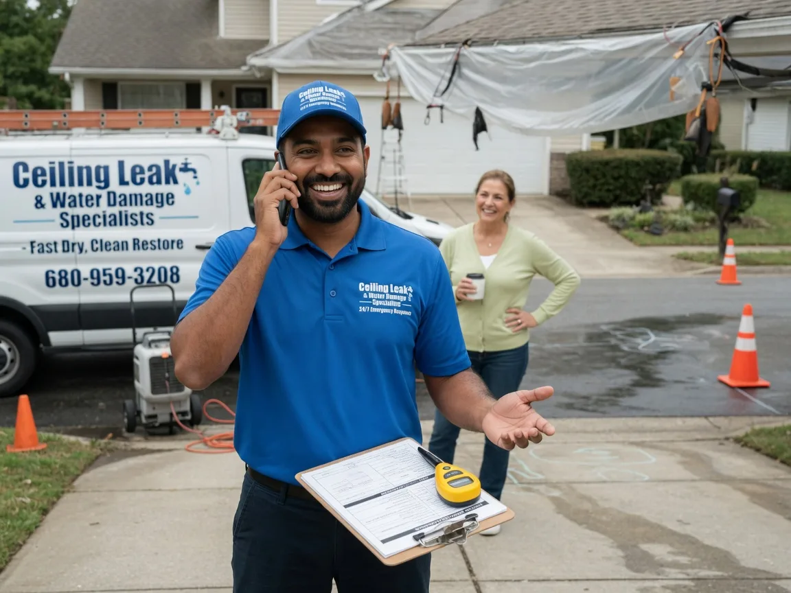Ceiling Leak Cleanup Cedar Rapids, NE FAQs